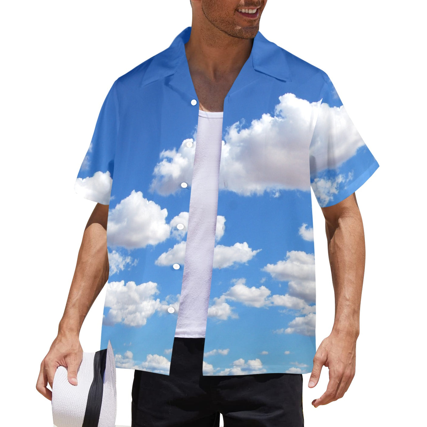Clouds Hawaiian Shirt