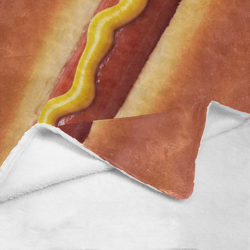 Hot Dog Throw Blanket