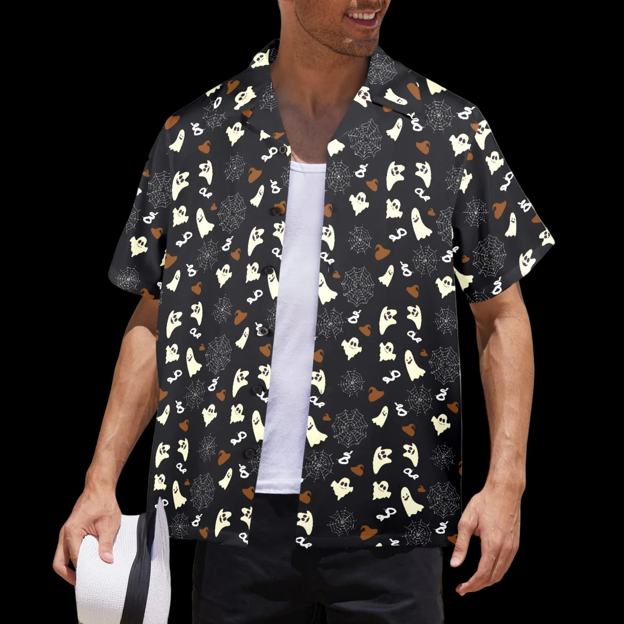 Ghost Halloween Vacation Hawaiian Shirt
