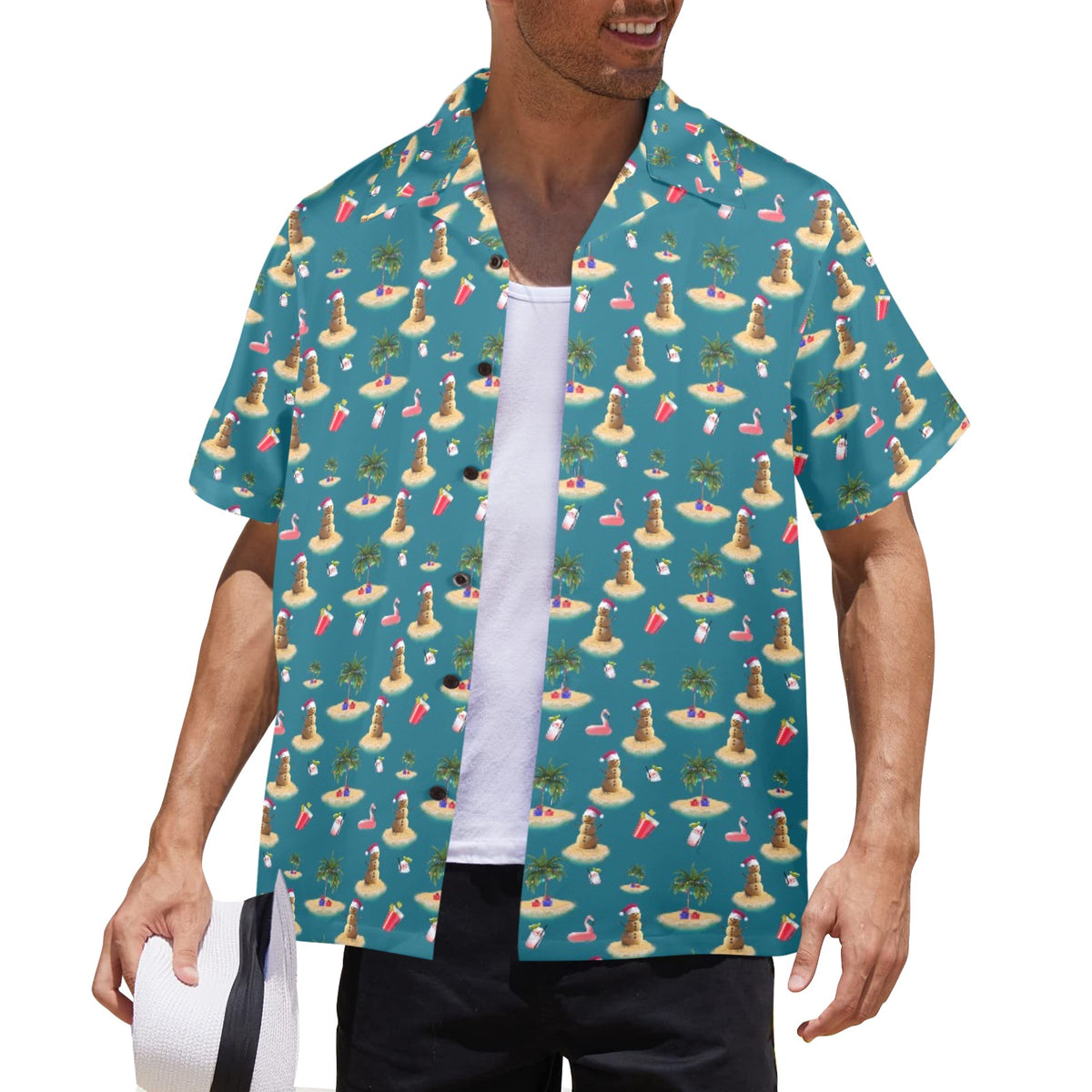 Christmas in July Vacay Hawaiian Shirt