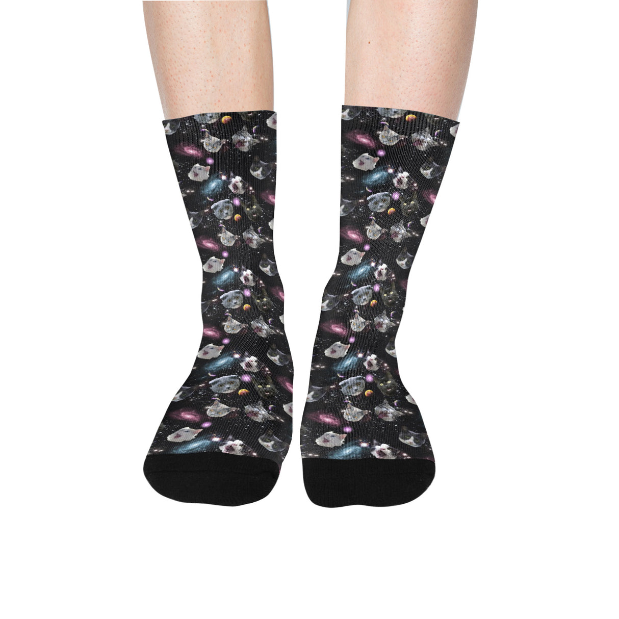 Space Cat Socks