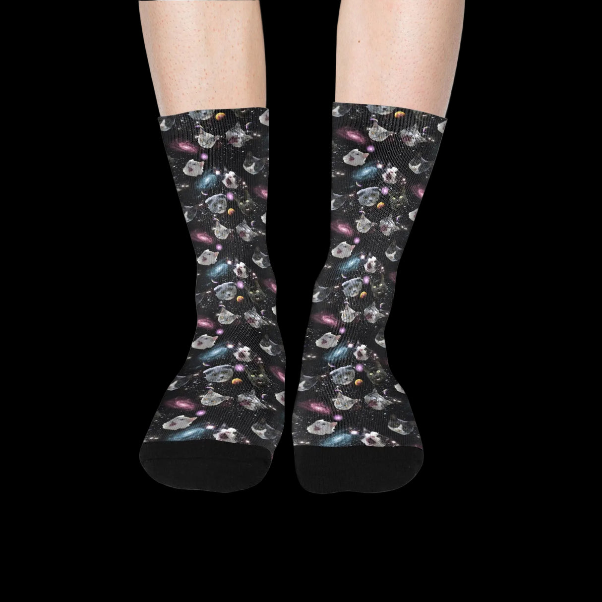 Space Cat Socks