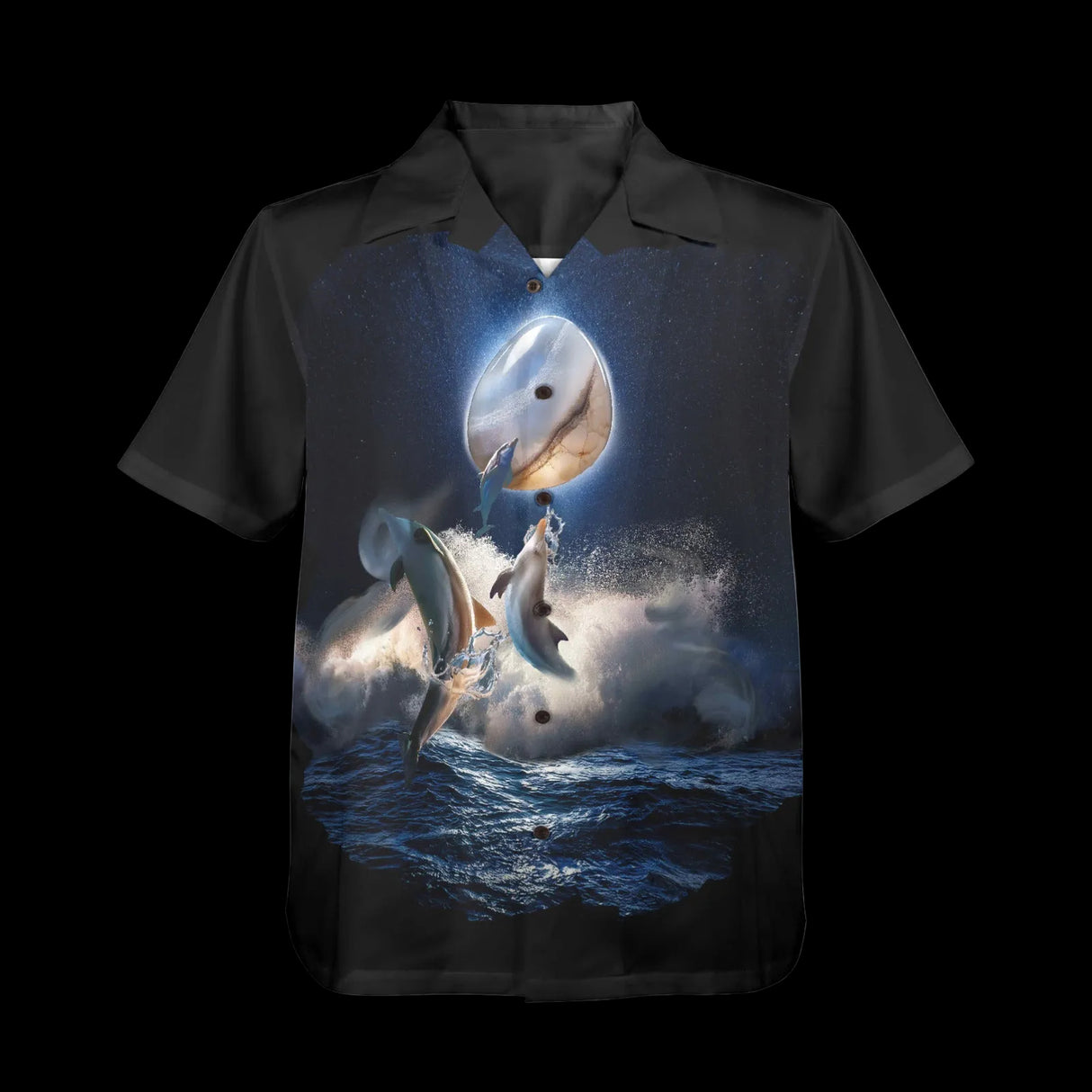 Tropical Dolphin Hawaiian Shirt
