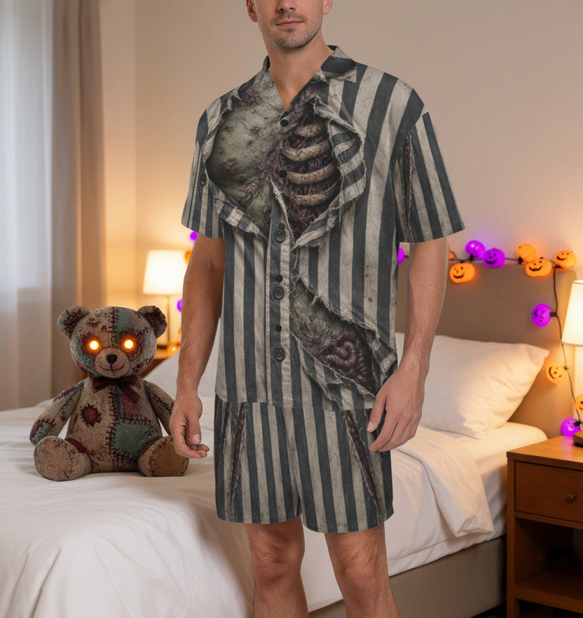 Sleepwalking Dead Men's Horror Short Pajama Set