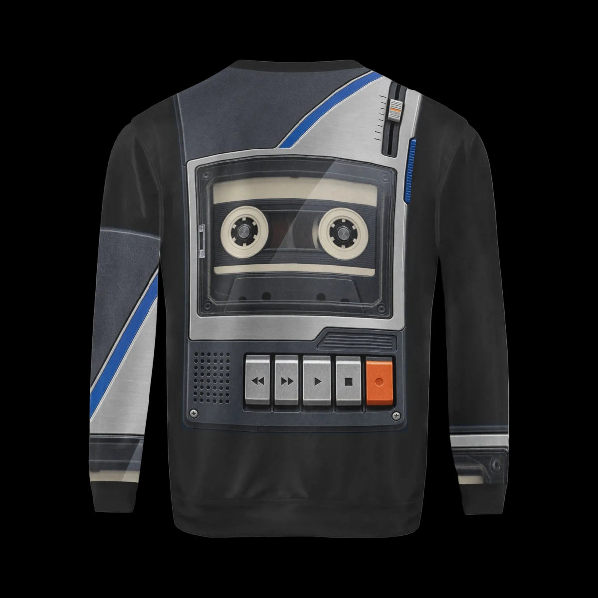 Retro Cassette Tape Player Costume Sweater