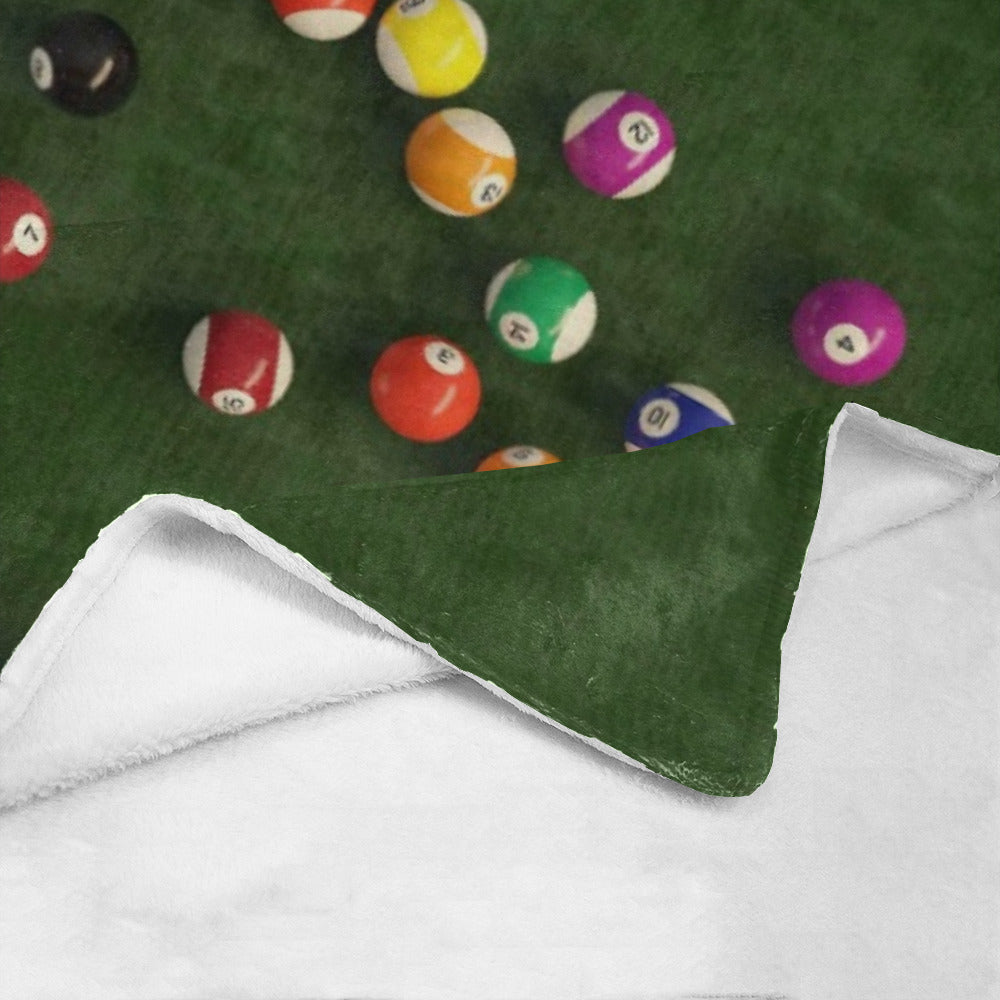 Snooker Billiards Throw Blanket