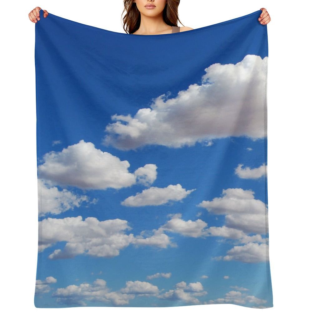 Clouds Throw Blanket