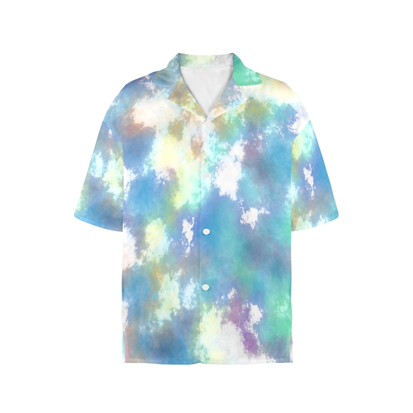 Pastel Tie Dye Women's Hawaiian Shirt