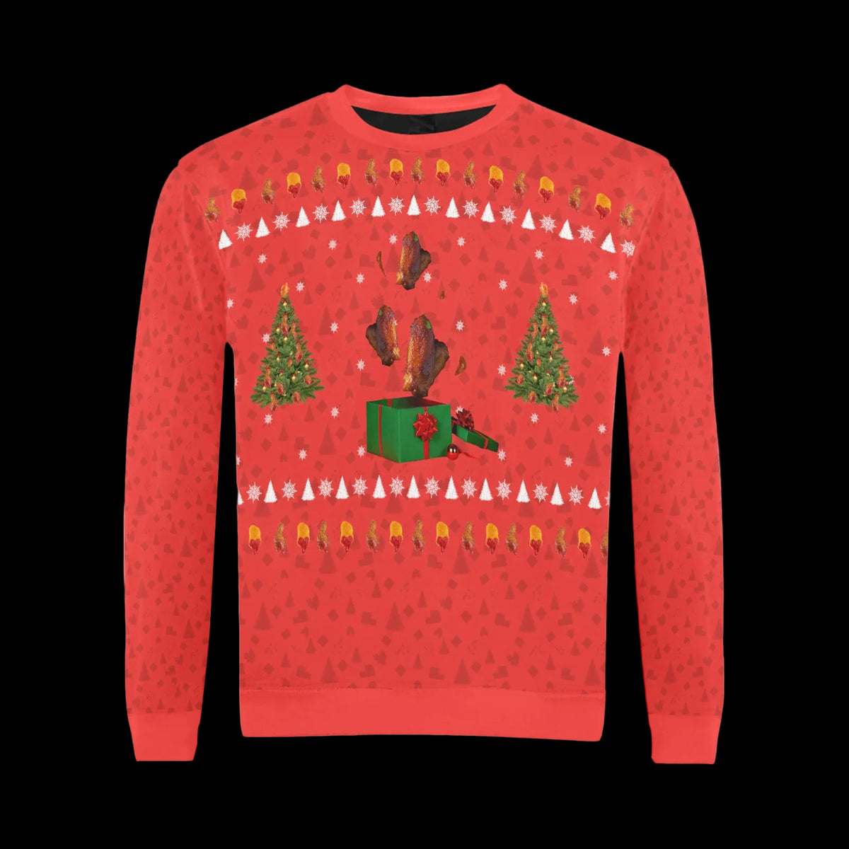 Chicken Wing Ugly Christmas Sweater