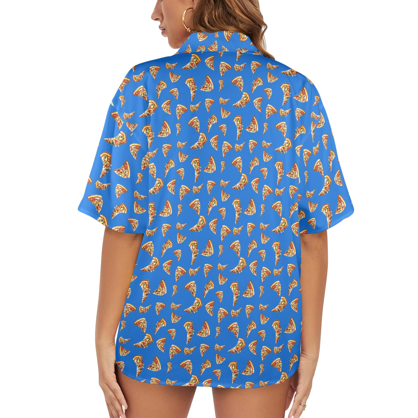 Pizza Women's Hawaiian Shirt