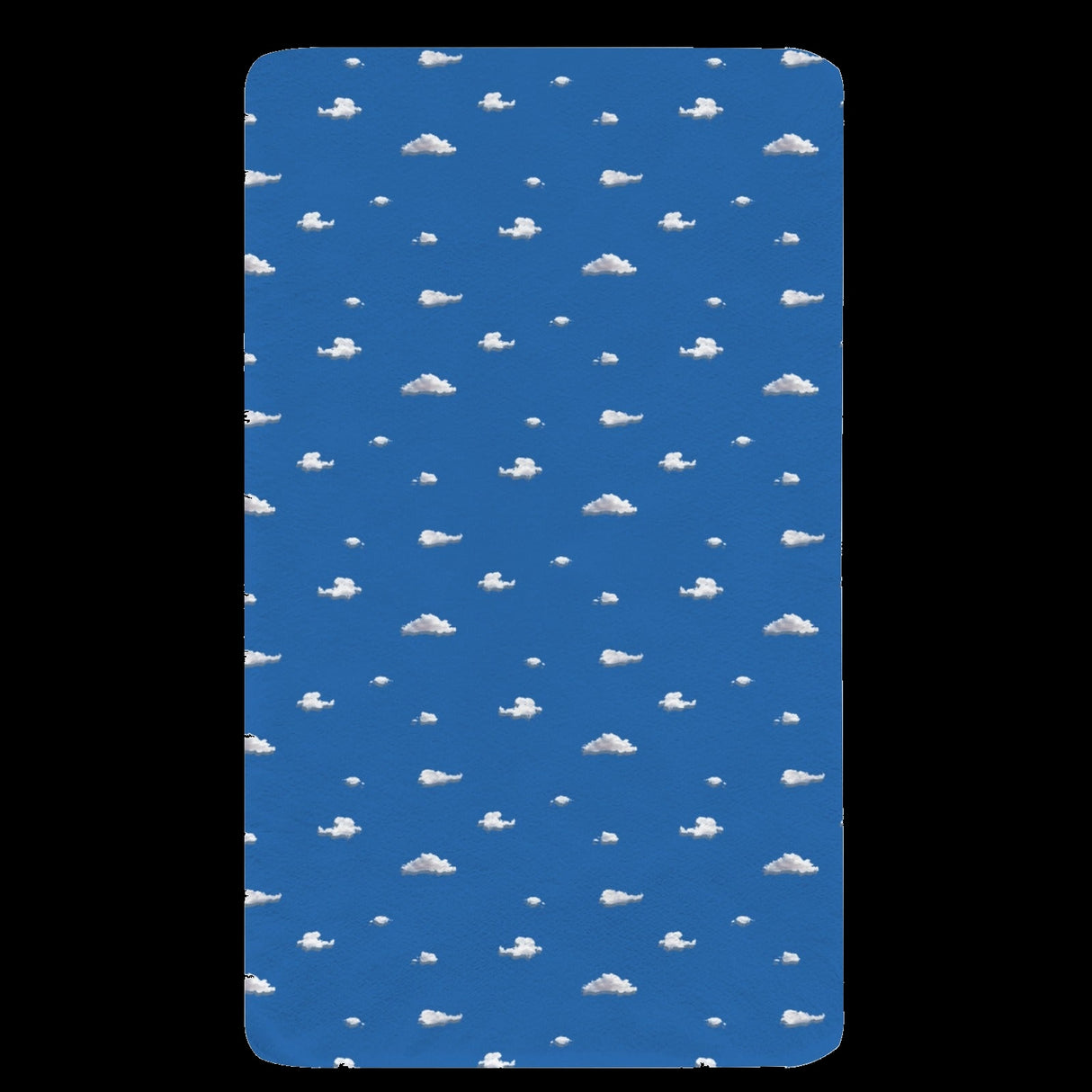Cloud Twin Fitted Sheet – Blue Sky Bedding, 39 x 75 x 15 in