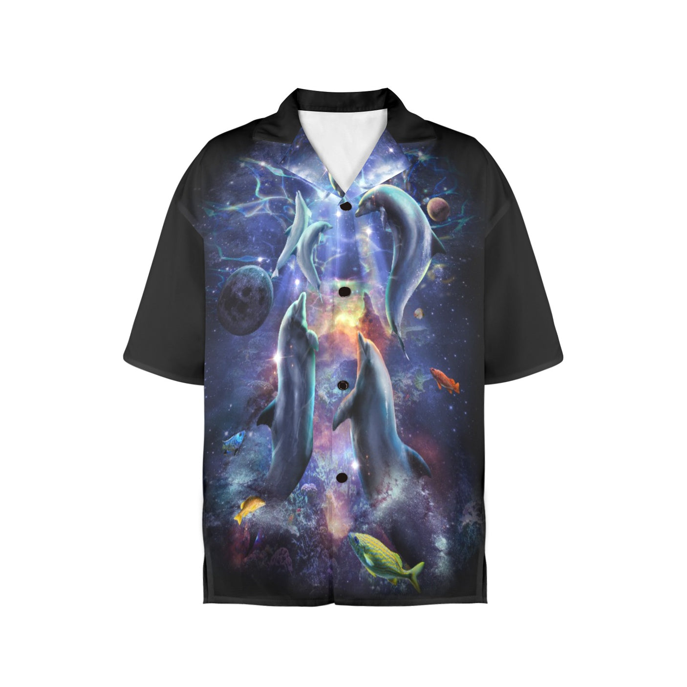 Space Dolphin Women's Hawaiian Shirt