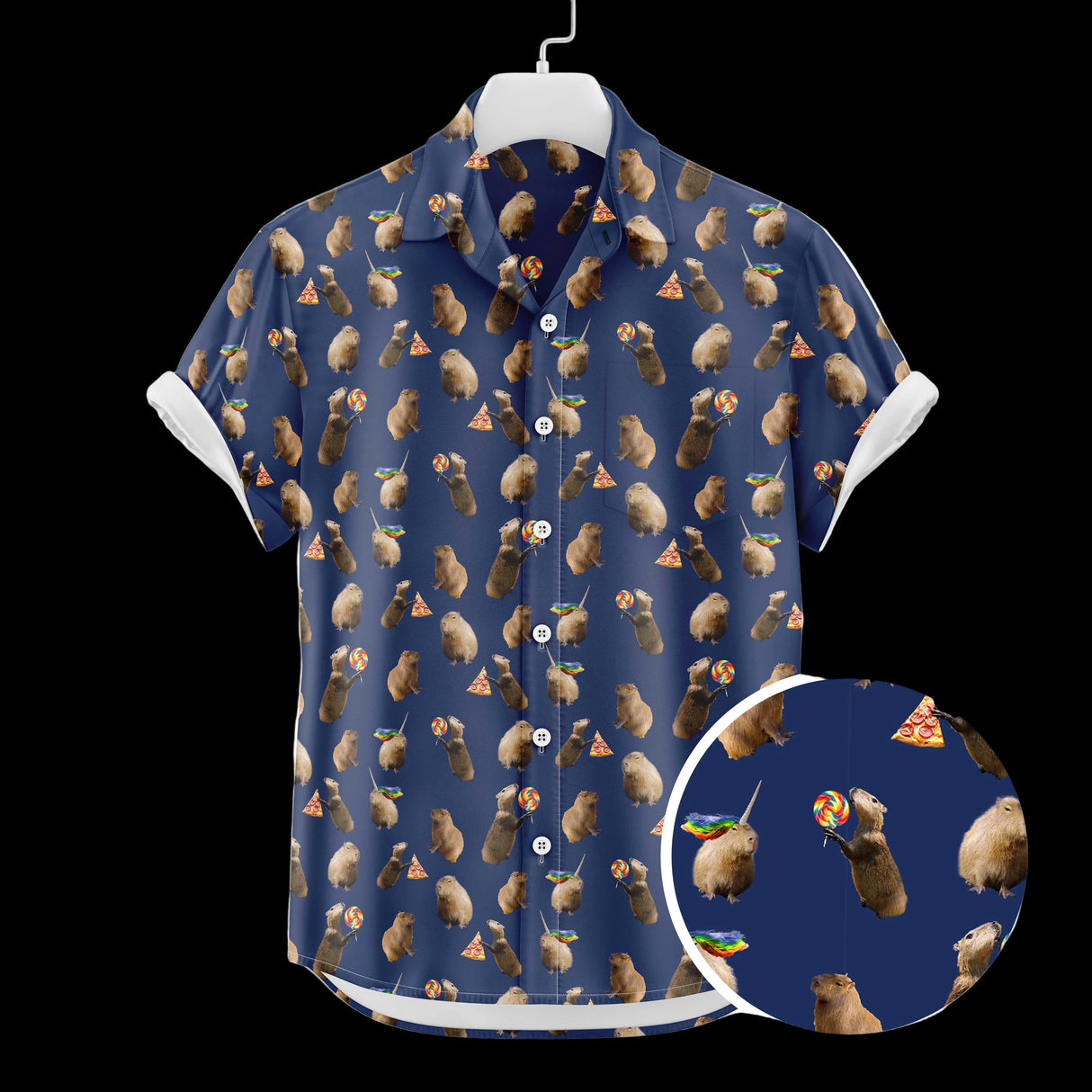 Capybara Hawaiihemd | Button Up Down Hemd