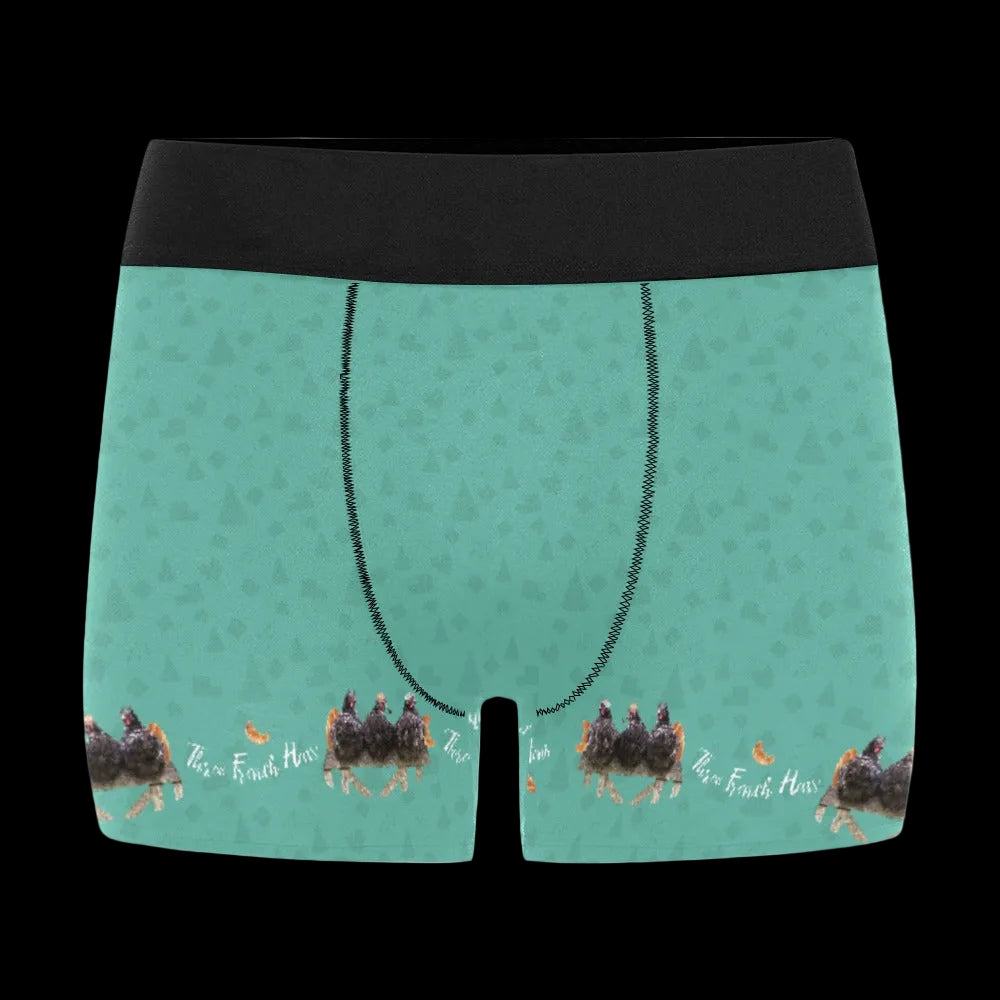 French Hens Christmas Boxer Brief Boxers