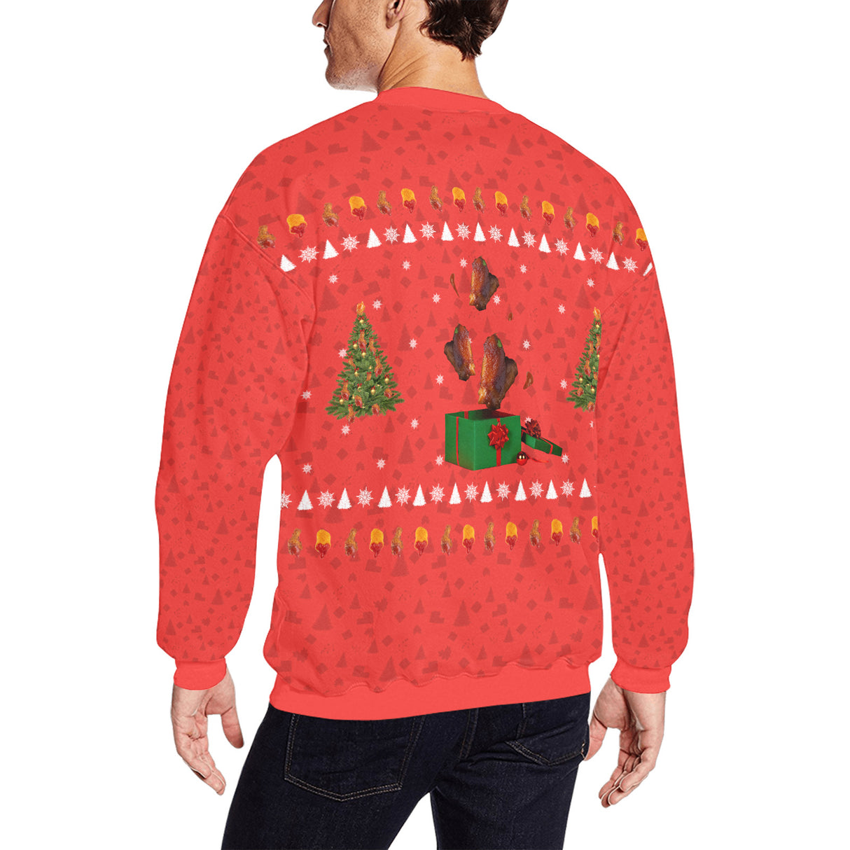 Chicken Wing Ugly Christmas Sweater