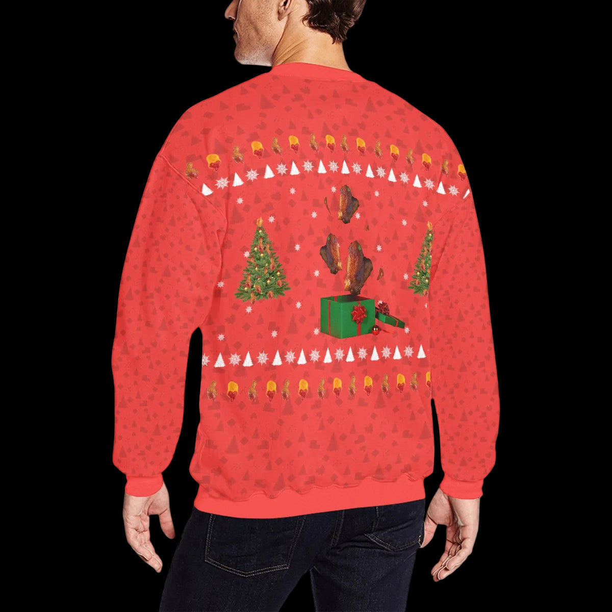Chicken Wing Ugly Christmas Sweater