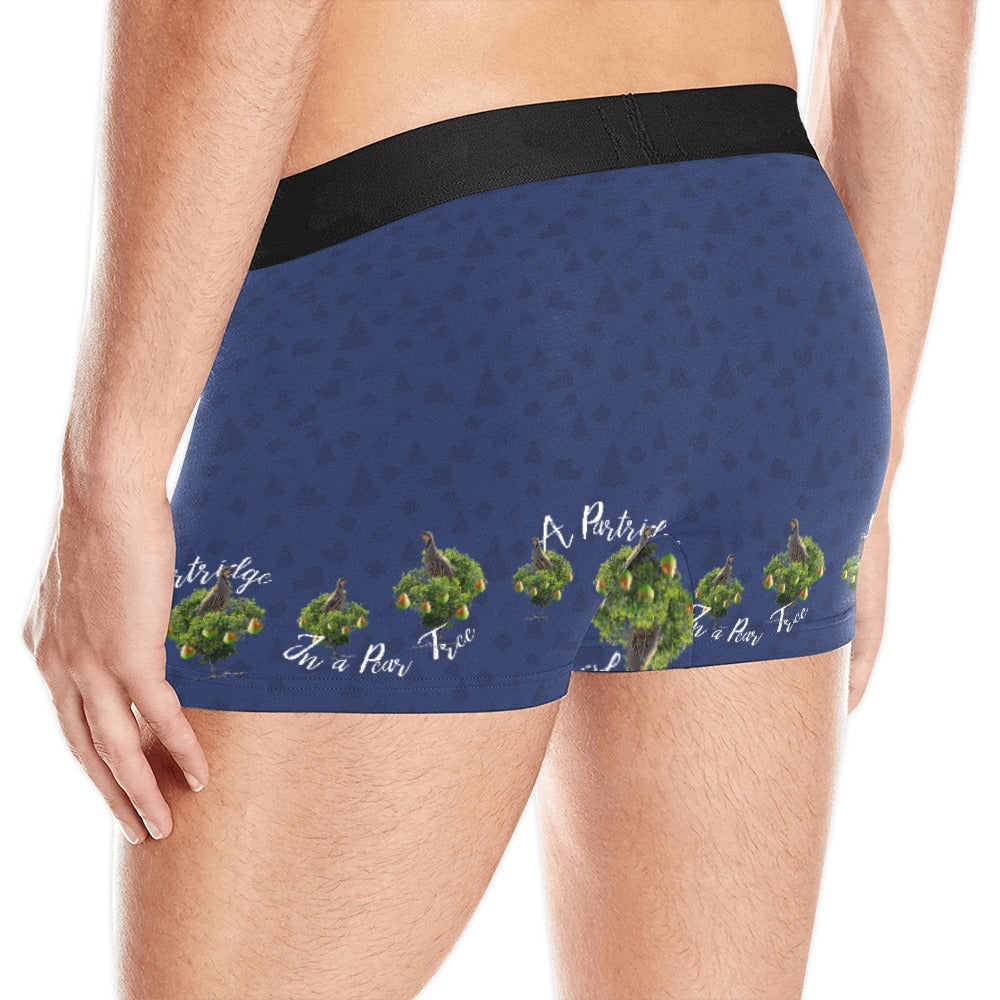 Partridge Pear Tree Christmas Boxer Brief Boxers