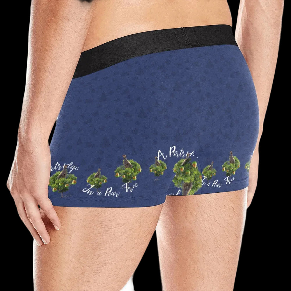Partridge Pear Tree Christmas Boxer Brief Boxers