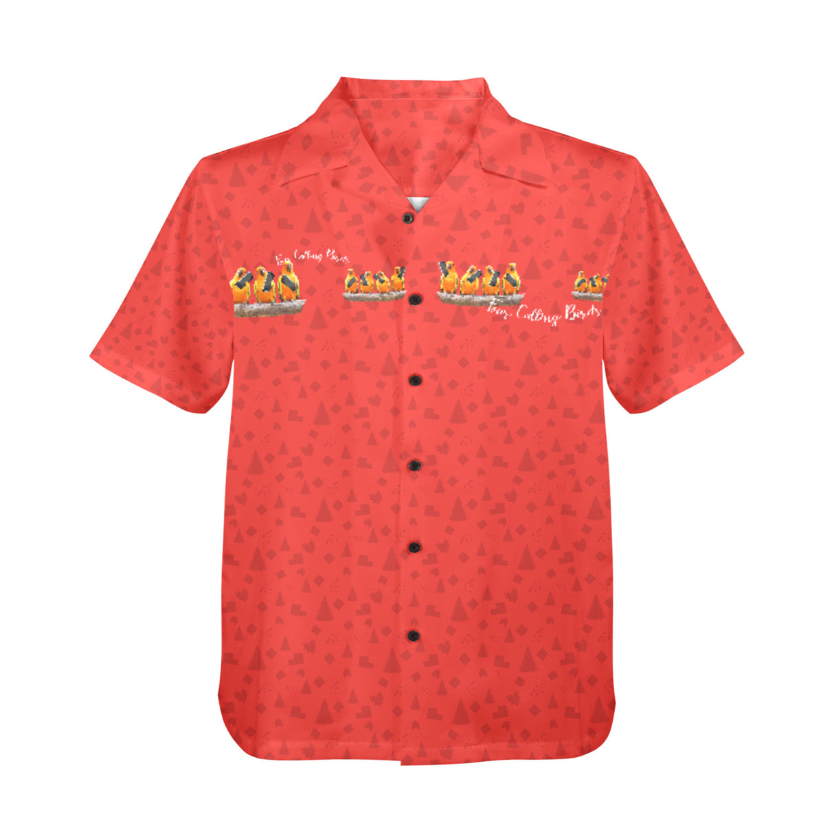 Calling Birds 12 Days of Christmas Hawaiian Shirt | Button Up Down Shirt