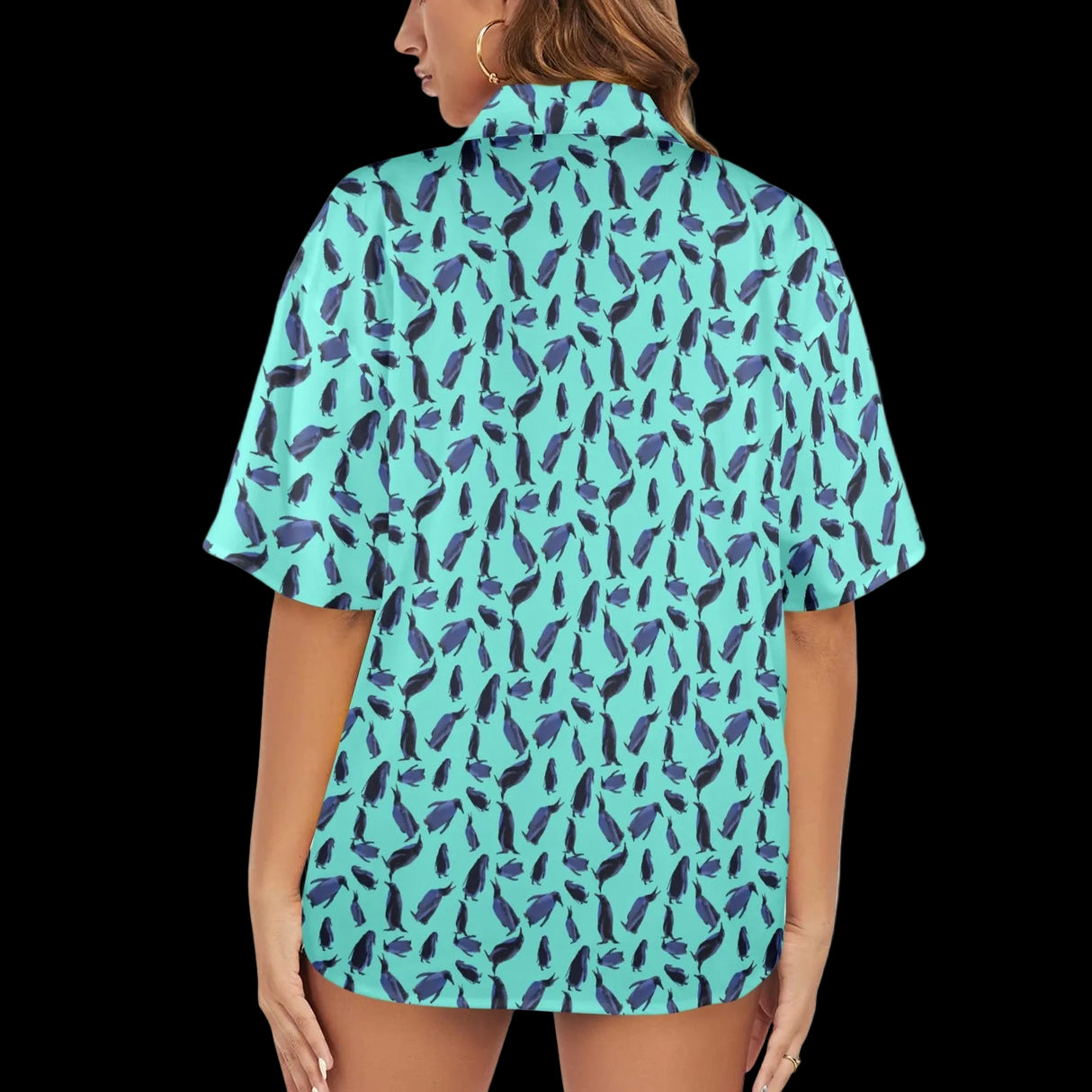 Penguin Women's Hawaiian Shirt