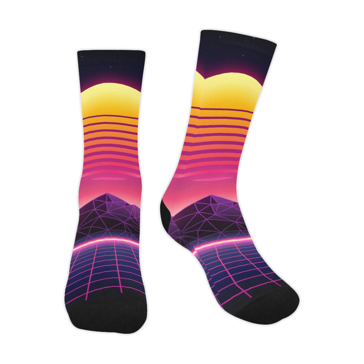 Synthwave Socks