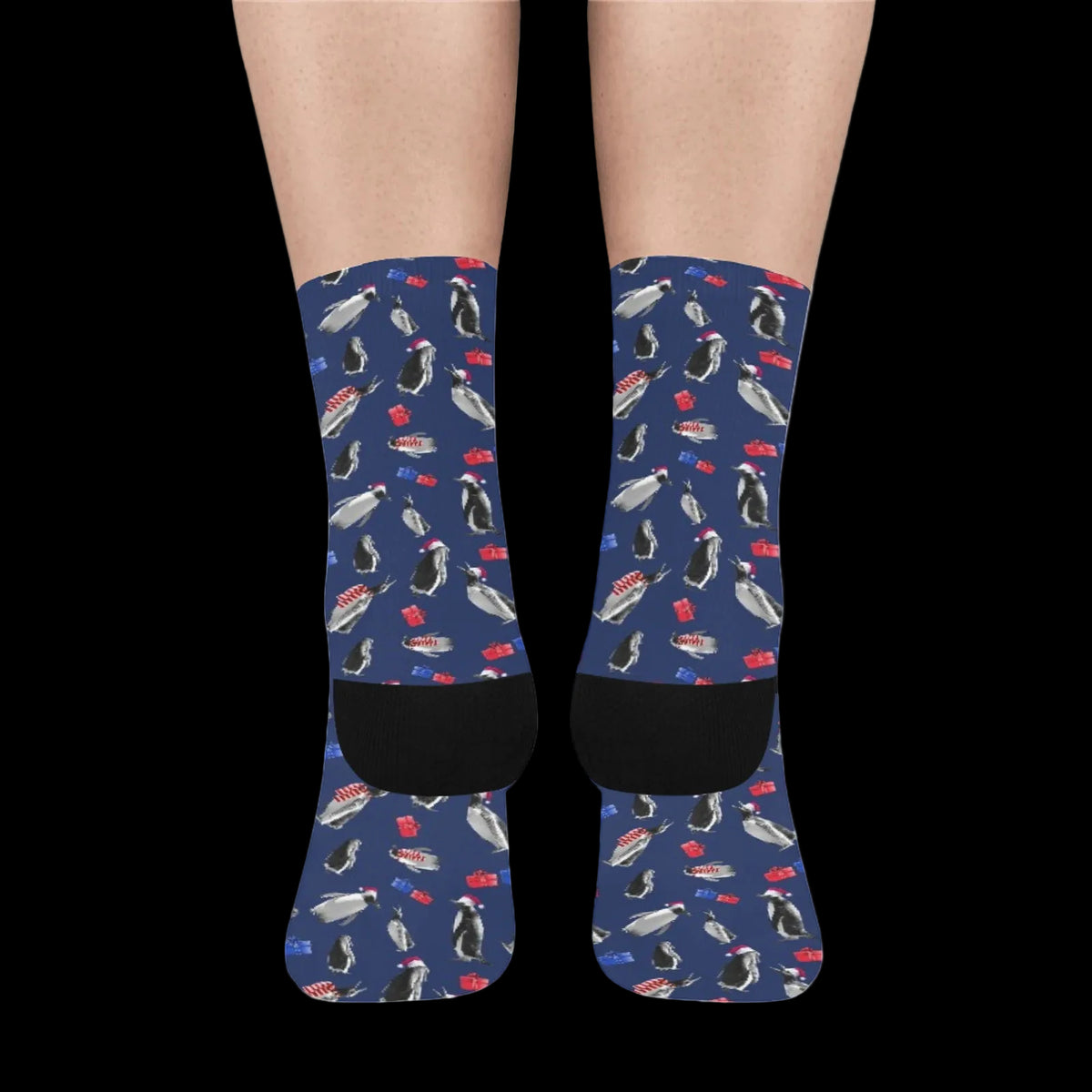 Christmas Penguin Socks