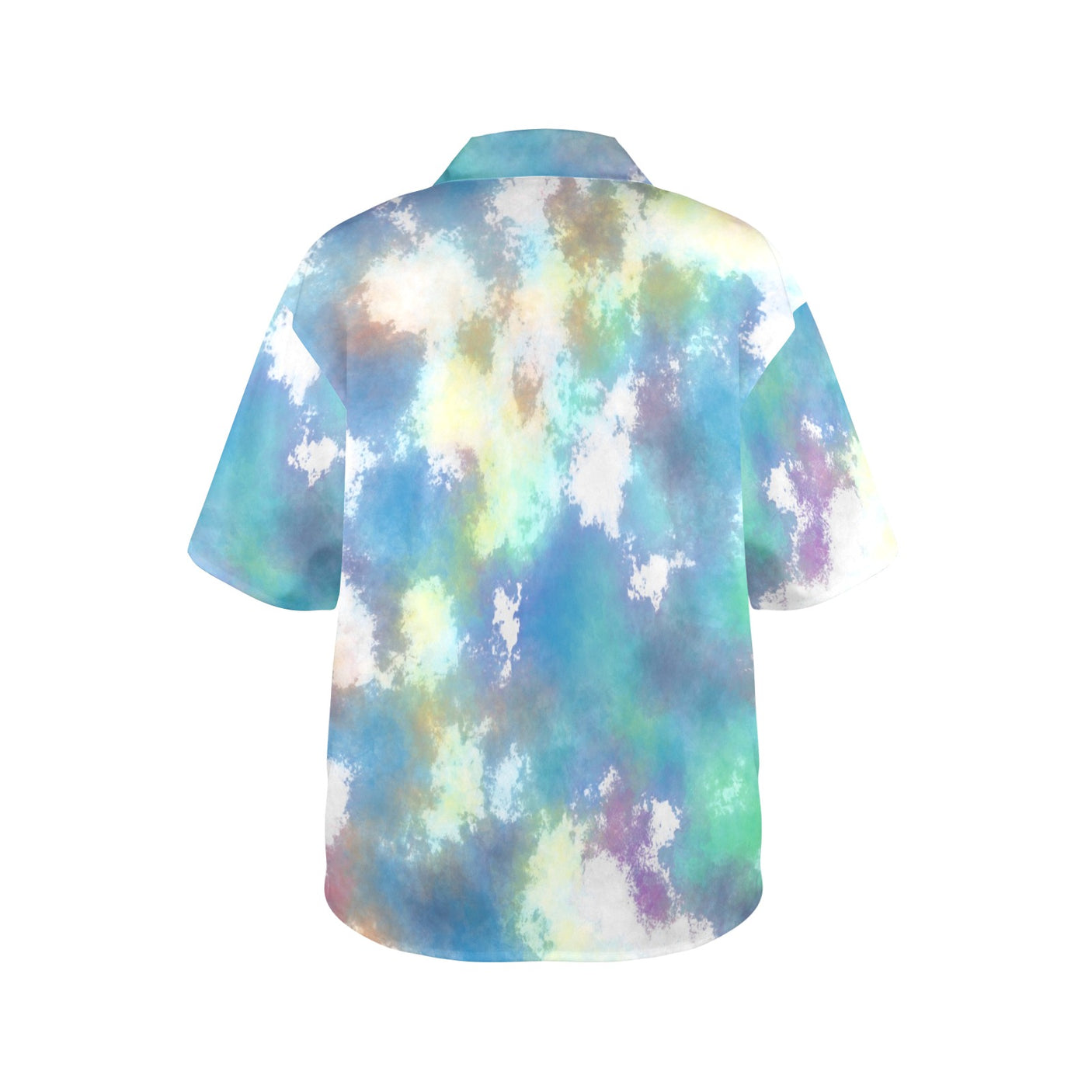 Pastel Tie Dye Women's Hawaiian Shirt