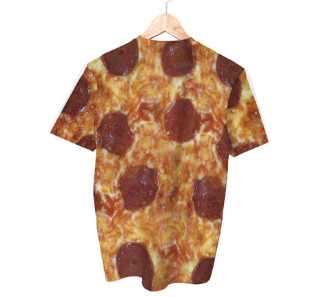 Chemise pizza pepperoni | T-shirts AOP 3D