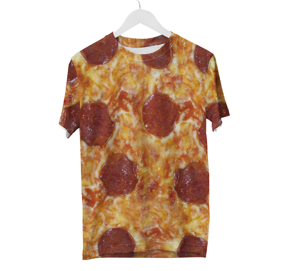 Chemise pizza pepperoni | T-shirts AOP 3D