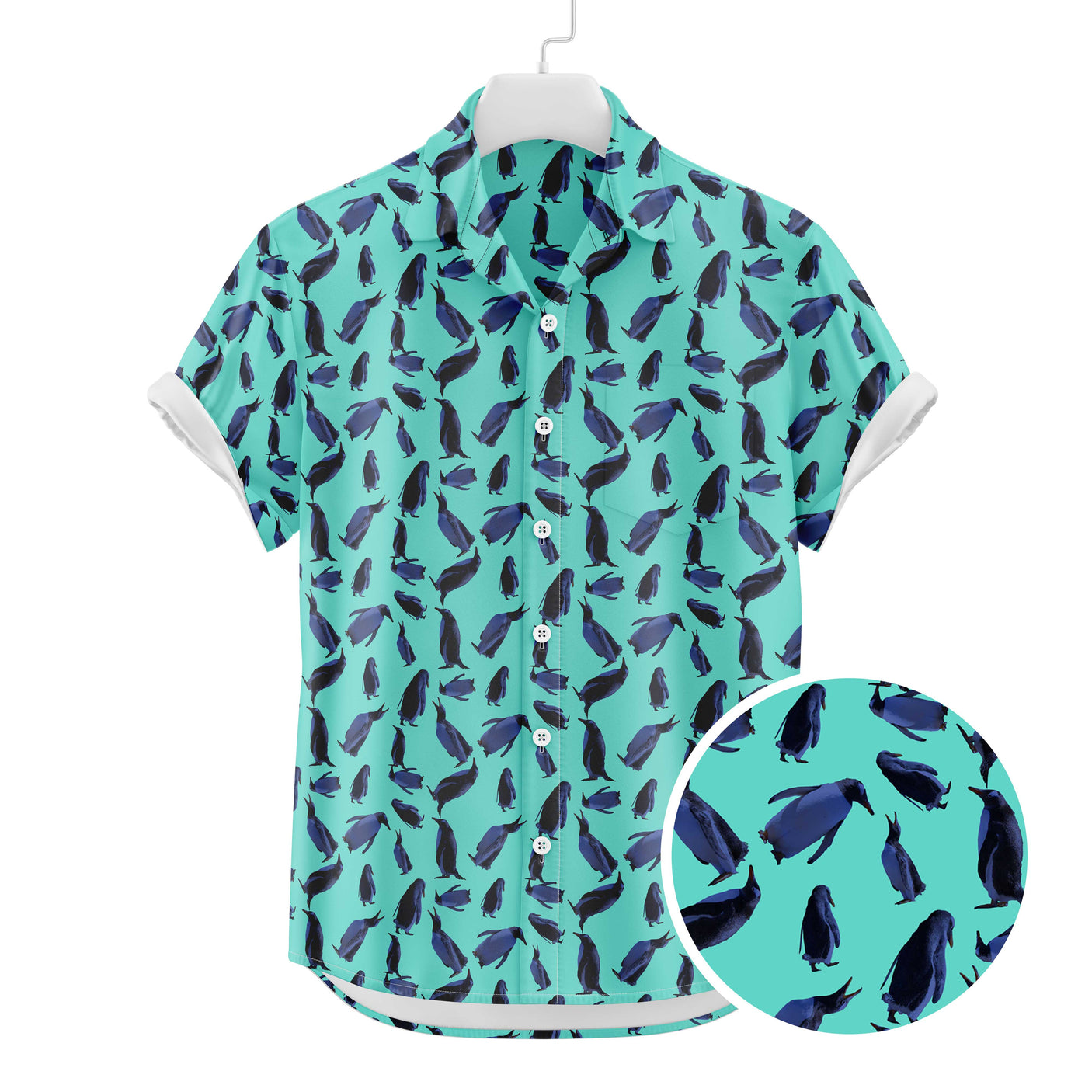 Penguin Hawaiian Shirt | Button Up Down Shirt