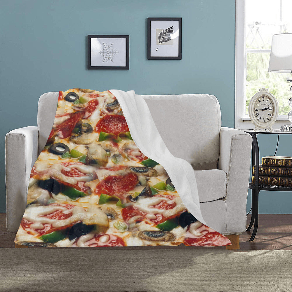 Supreme Pizza Throw Blanket