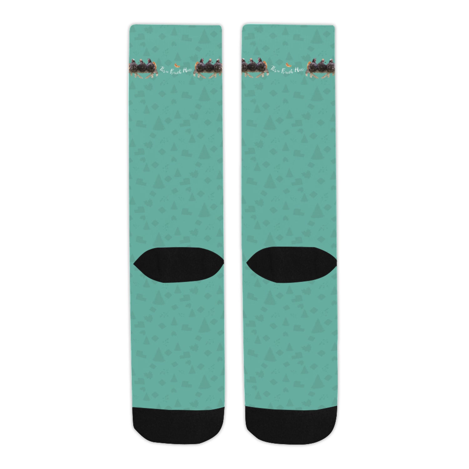 3 French Hens Christmas Socks