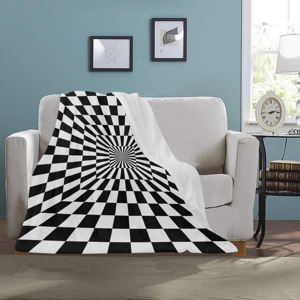 Optical Illusion Throw Blanket