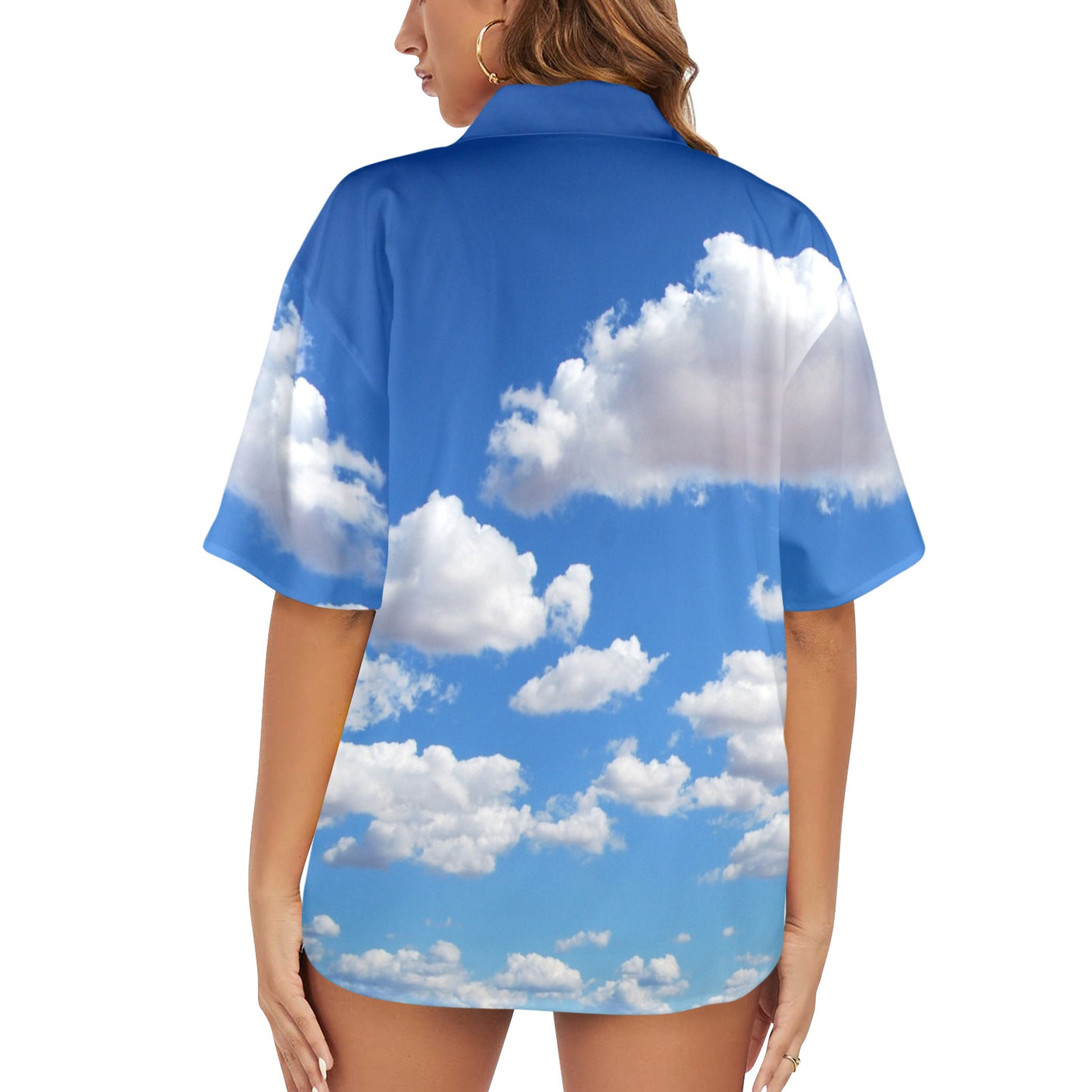 Clouds Women's Hawaiian Shirt