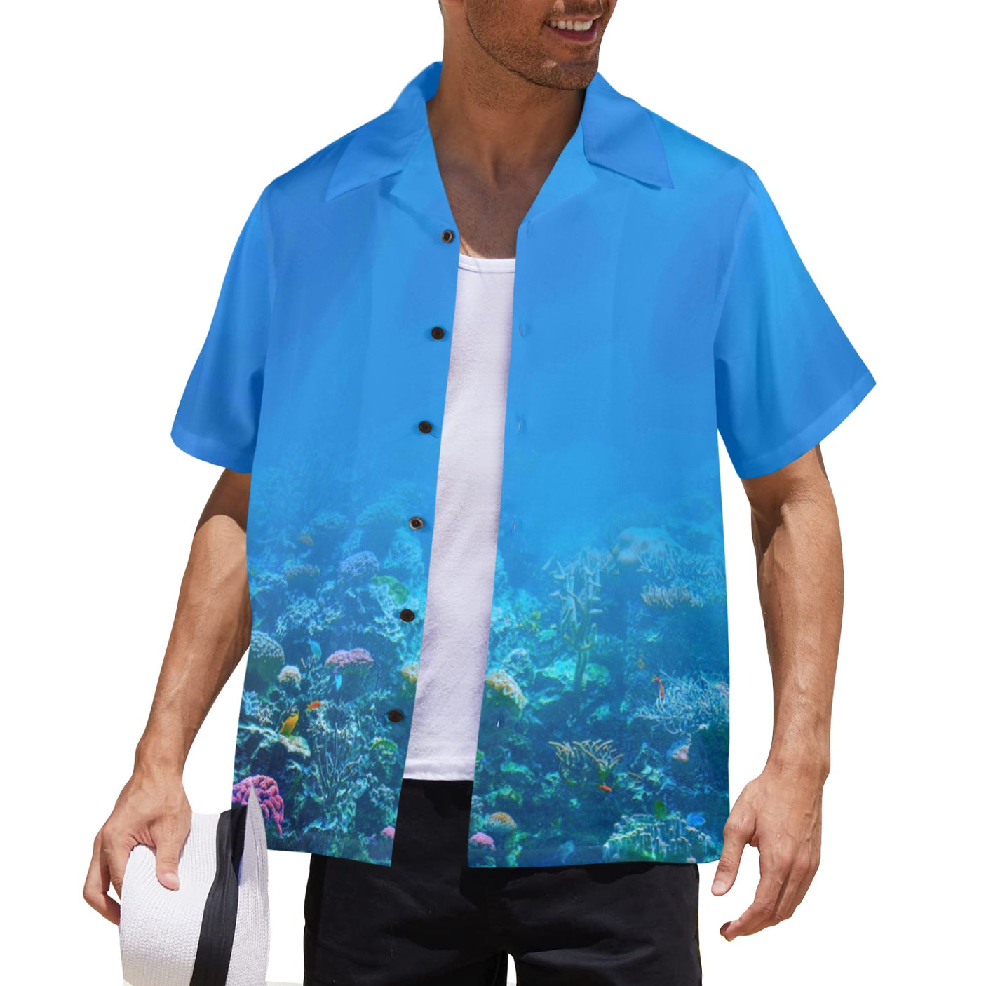 Ocean Coral Hawaiian Shirt