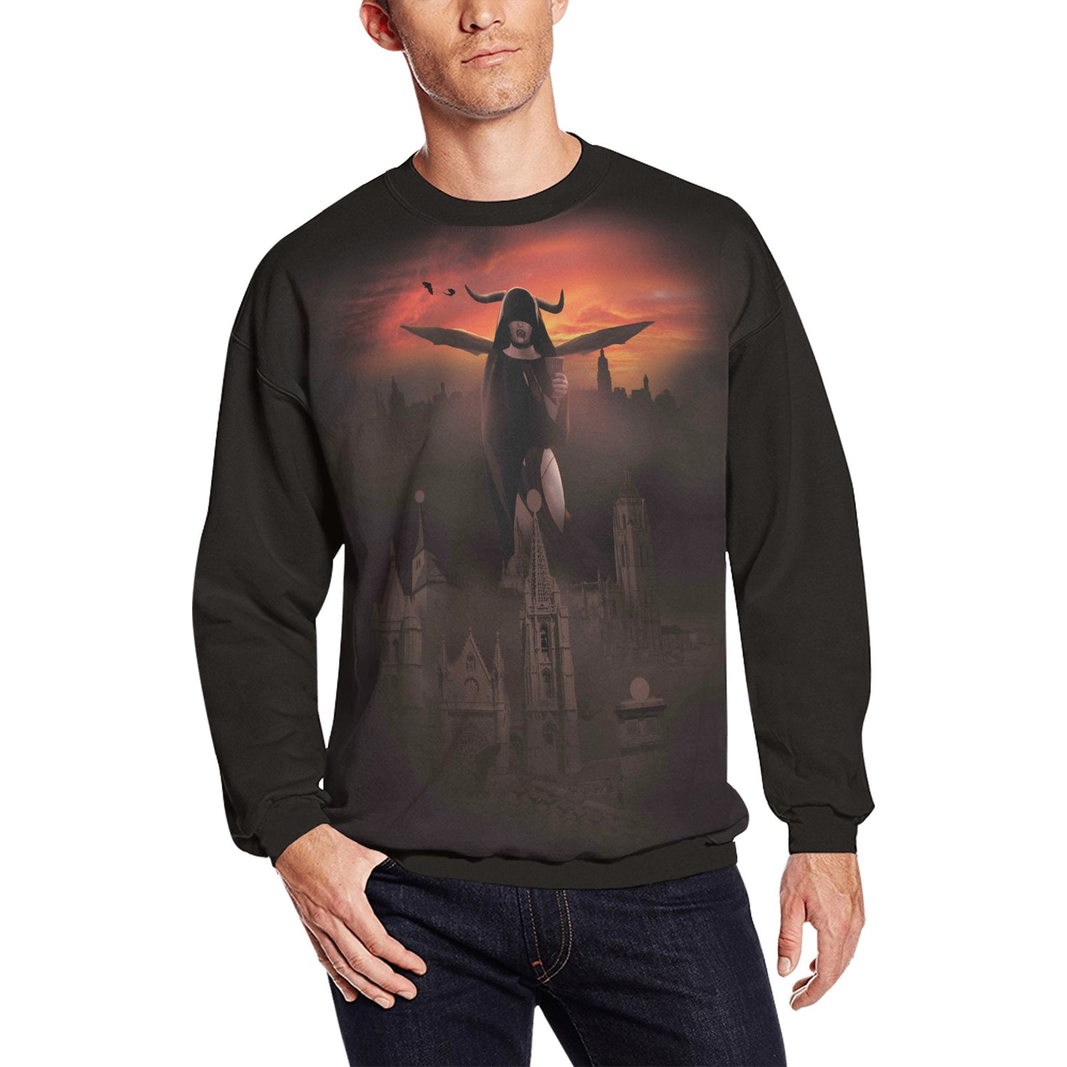 Vampire Nun Sweater