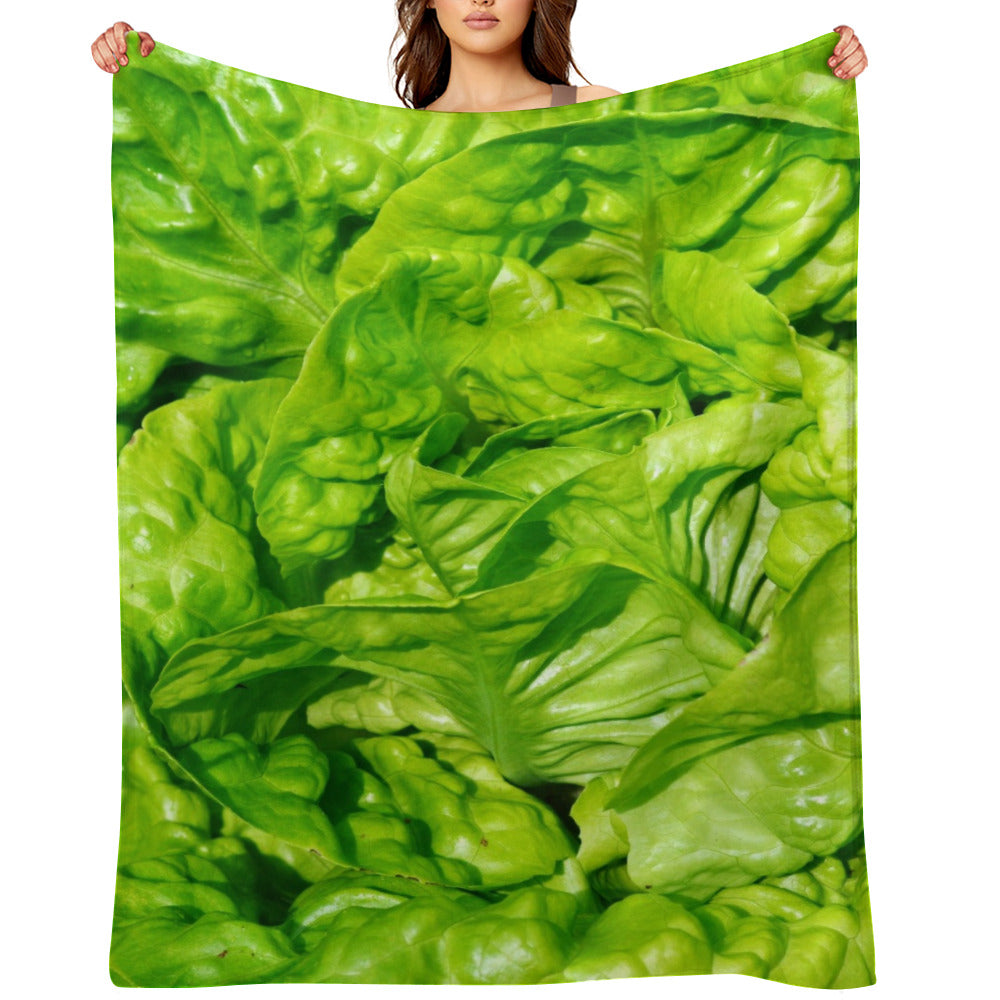Lettuce Salad Throw Blanket