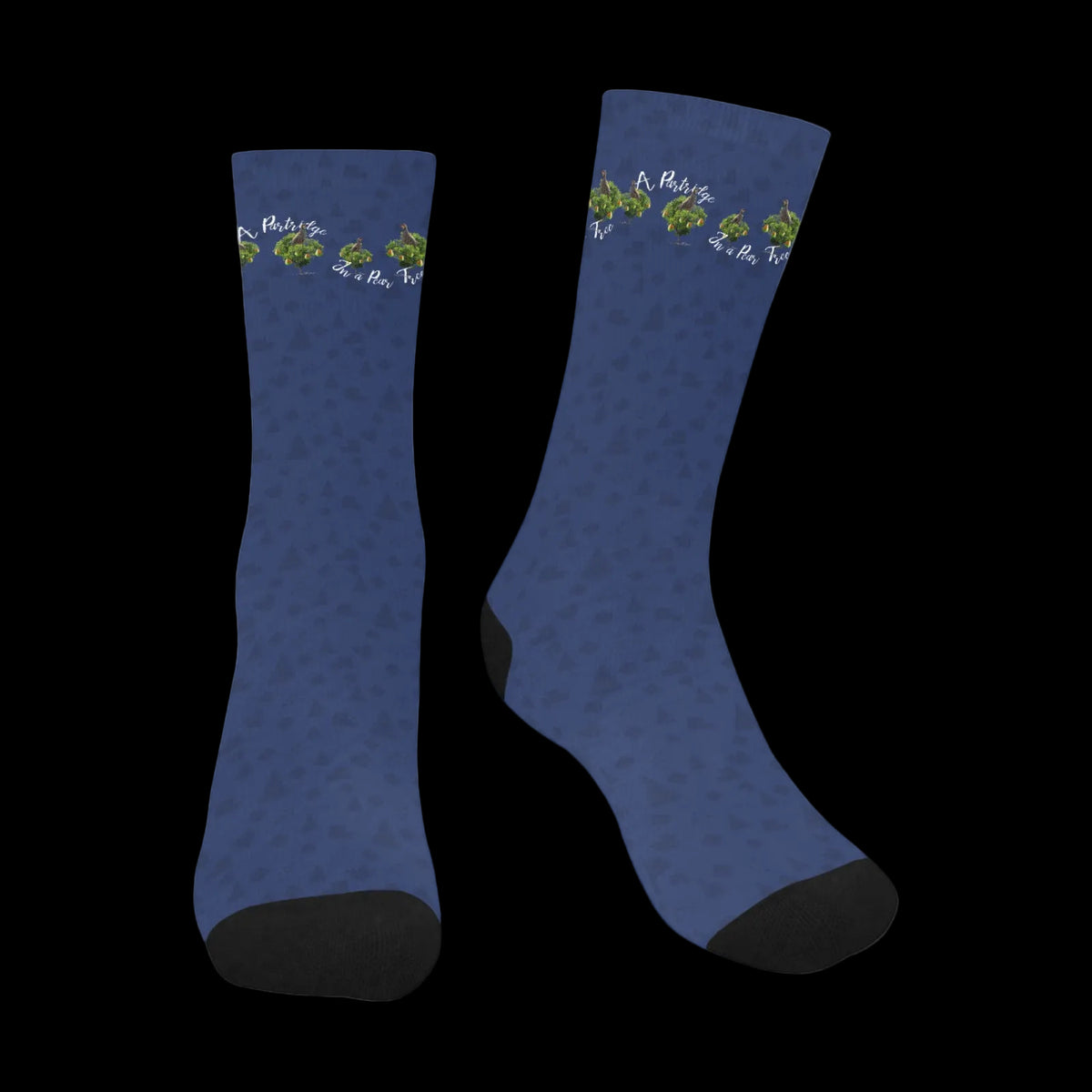 Partridge Pear Tree Christmas Socks