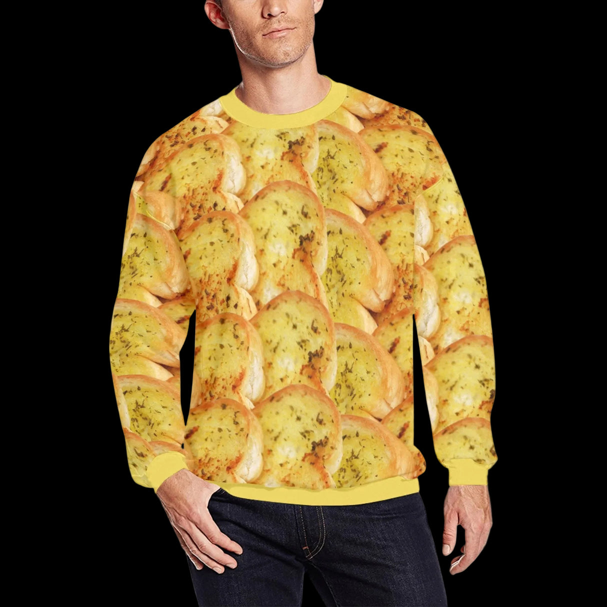 Garlic Bread Ugly Christmas Sweater