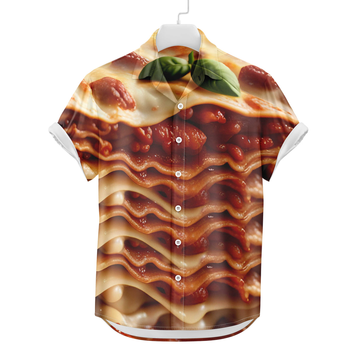 Lasagne Hawaiian Shirt | Button Up Down Shirt