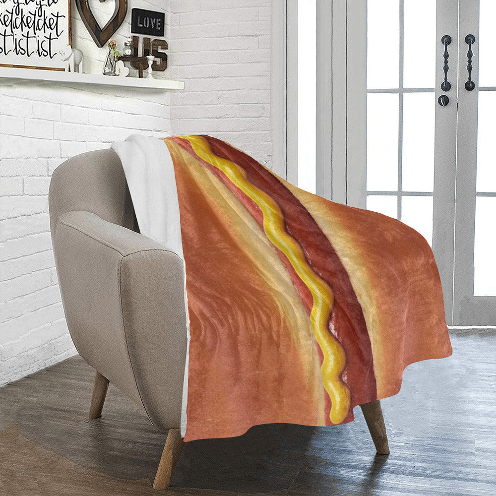 Hot Dog Throw Blanket