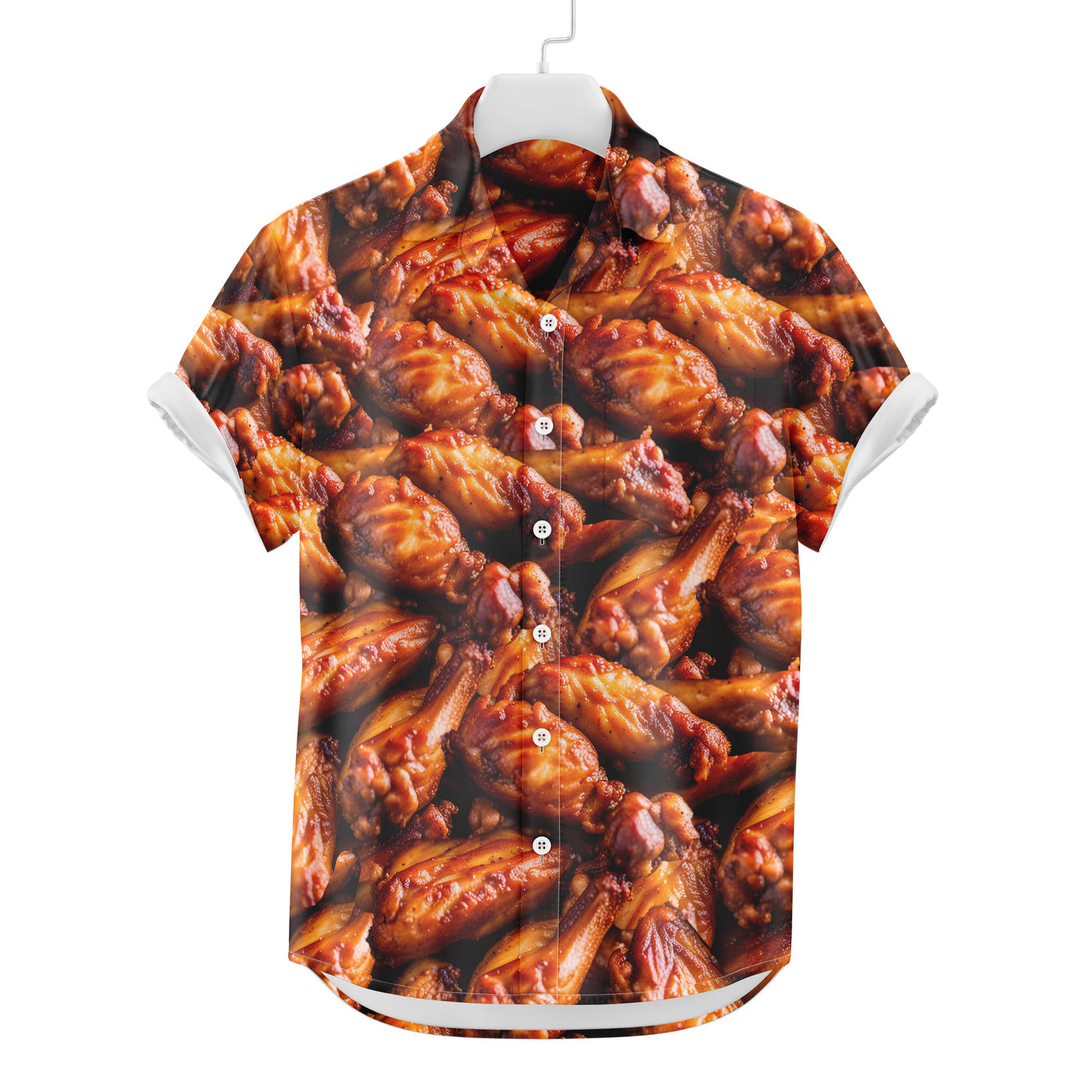 Chicken Wing Hawaiihemd | Button Up Down Hemd