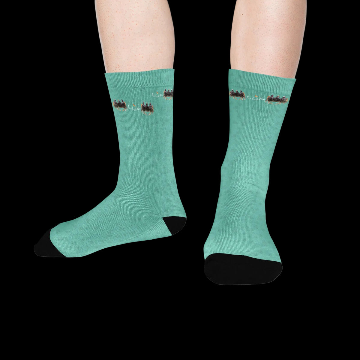 3 French Hens Christmas Socks