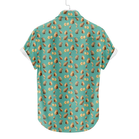 Capybara Hawaiian Shirt | Button Up Down Shirt