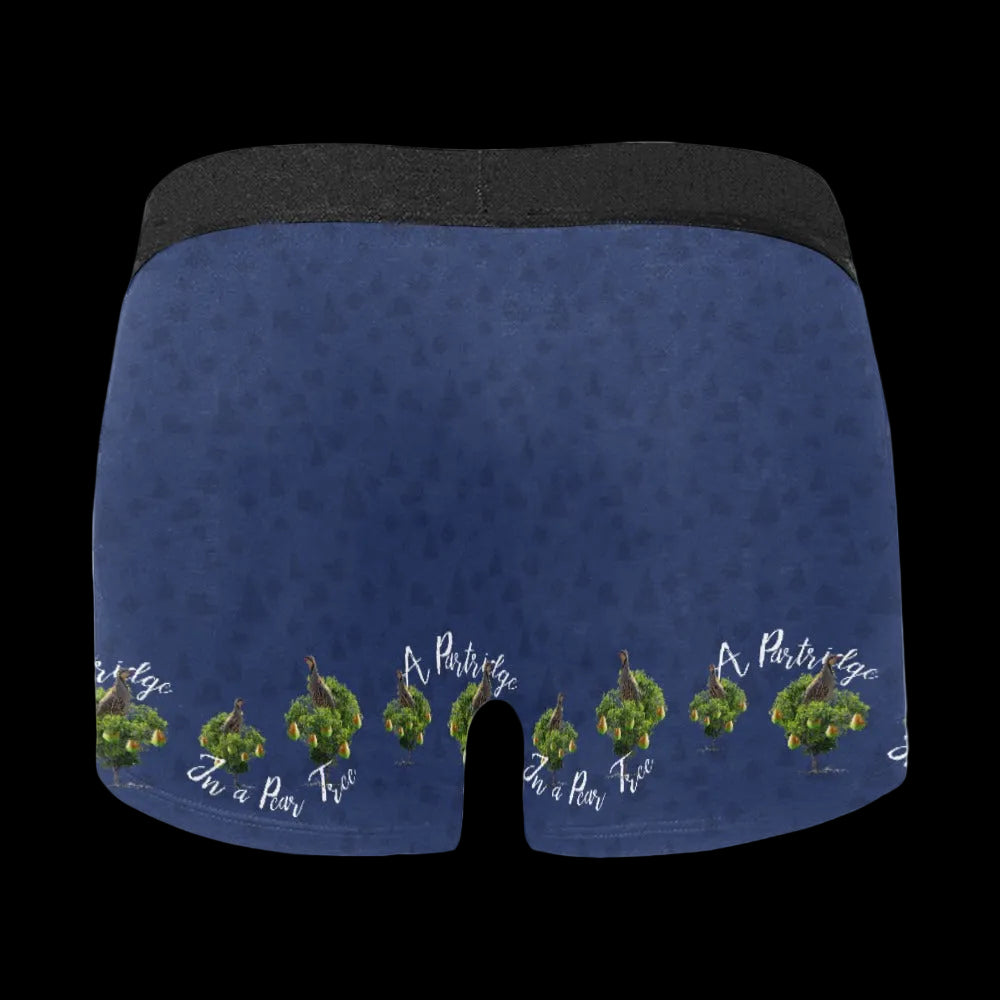 Partridge Pear Tree Christmas Boxer Brief Boxers