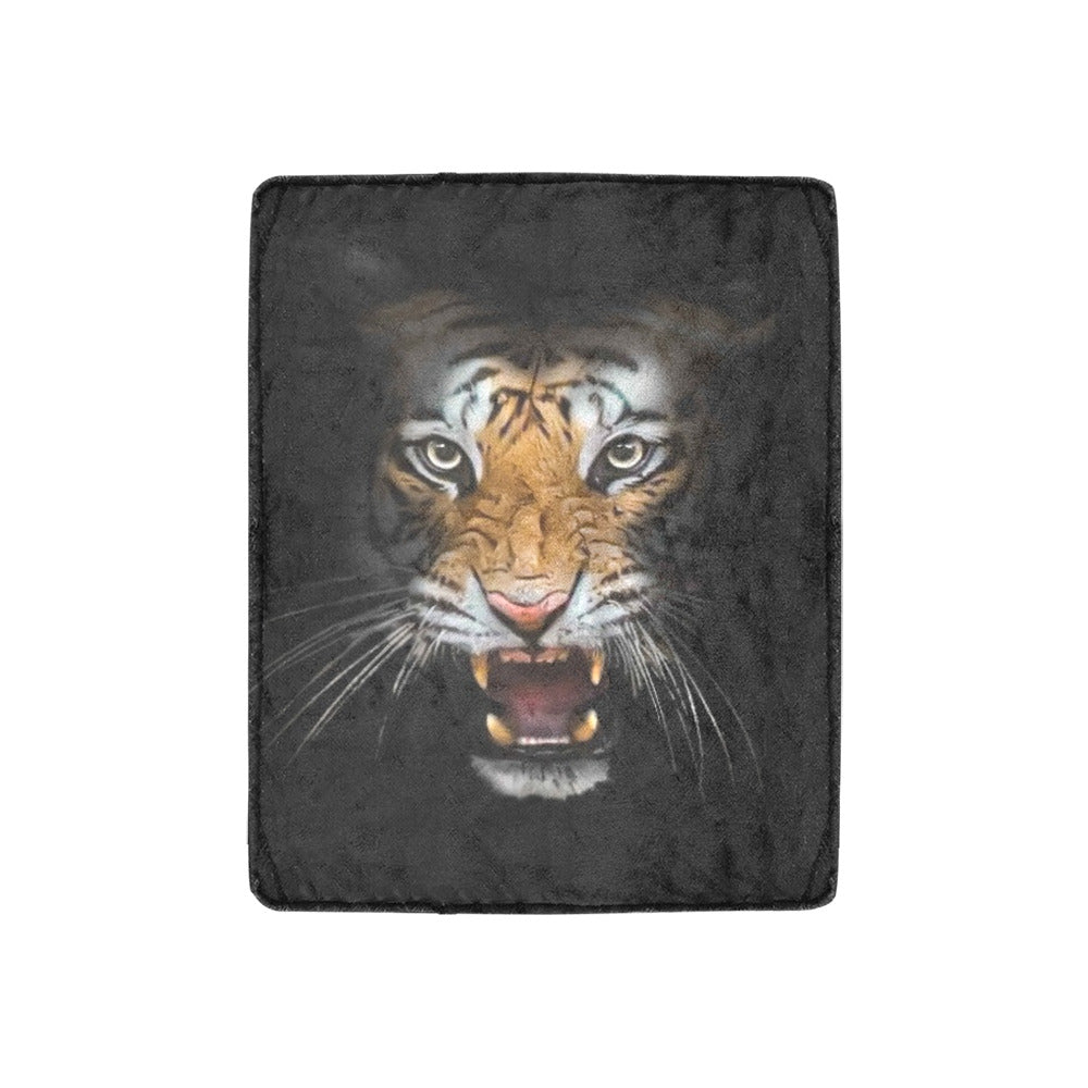 Tiger Face Throw Blanket