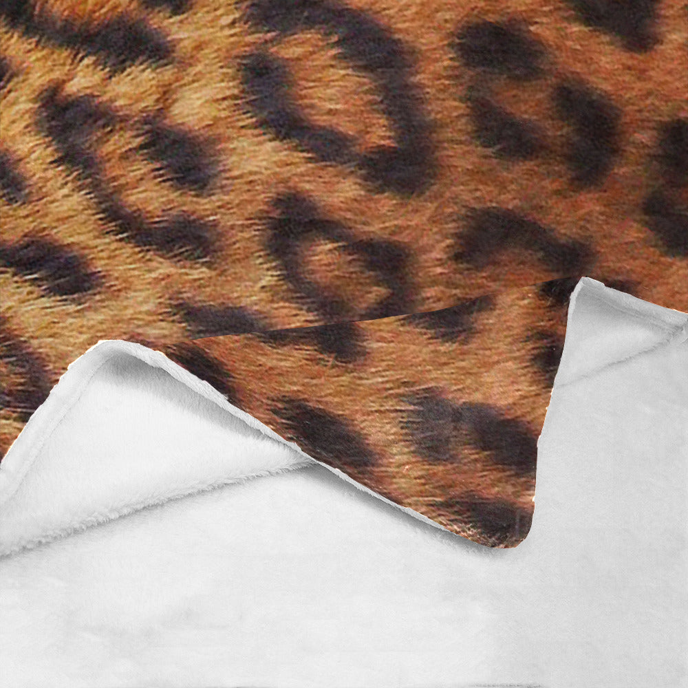 Leopard Print Throw Blanket