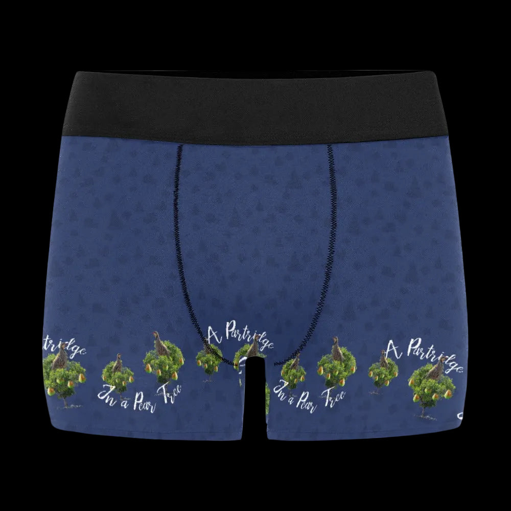 Partridge Pear Tree Christmas Boxer Brief Boxers