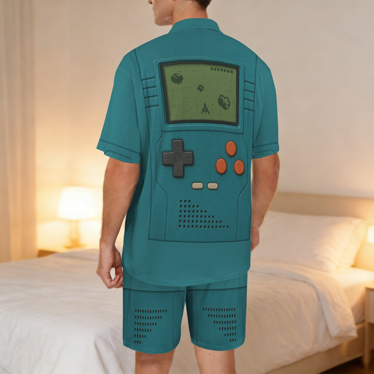 Retro Handheld Game Costume Pajama Set