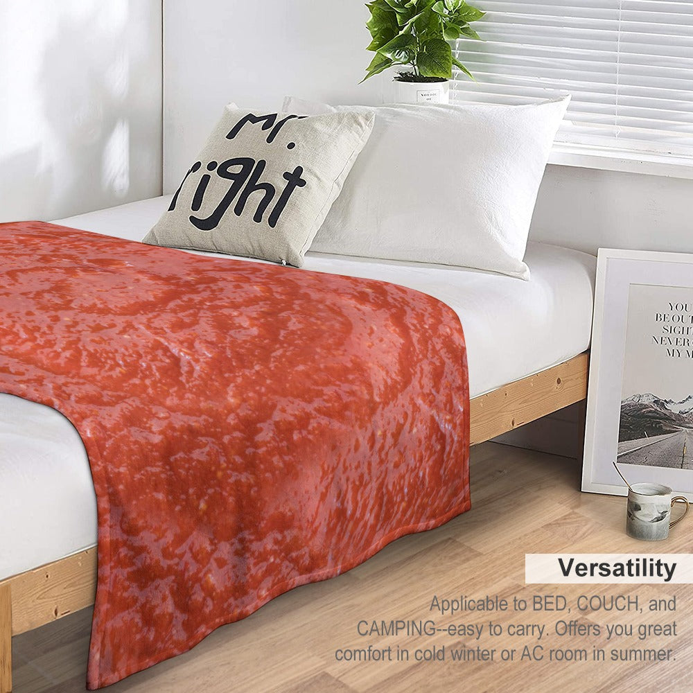 Tomato Soup Throw Blanket